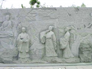 石雕壁画