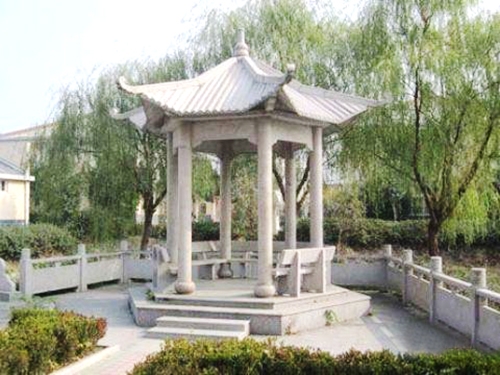 石雕石亭