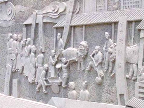 石雕壁画