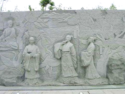 石雕壁画